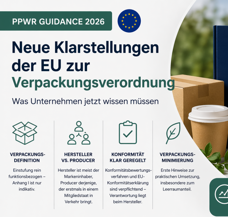 PPWR Guidance 2026: Neue Klarstellungen der EU zur Verpackungsverordnung