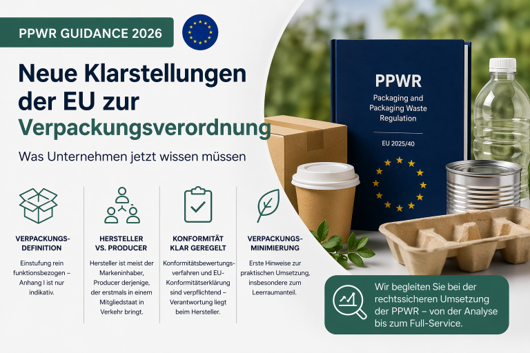 PPWR Guidance 2026: Neue Klarstellungen der EU zur Verpackungsverordnung